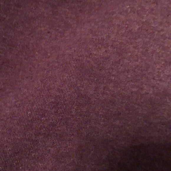 Cosy v neck purple hoodie - Picture 2 of 2